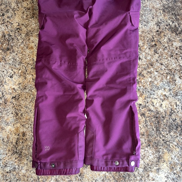 All In Motion 3M Thinsulate Waterproof Windproof Winter Ski Snow Bibs Girls XS - Picture 8 of 16